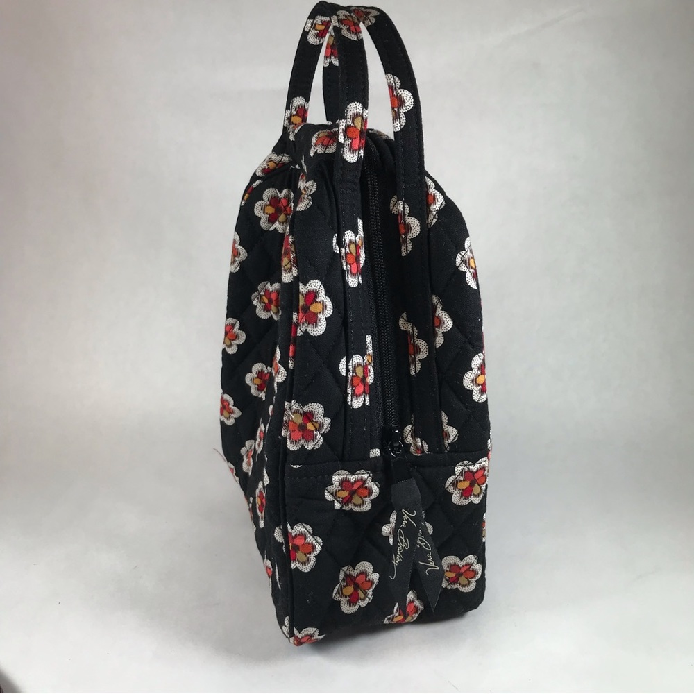 Vera Bradley Pirouette Black Red Lunch Bunch Bag Tote - Picture 3 of 8